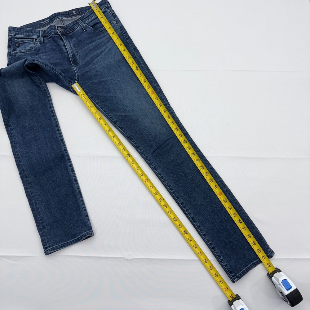 AG Adriano Goldschmied The‎ Harper Jeans Womens 28R Blue Straight Leg Dark Wash - Picture 5 of 9